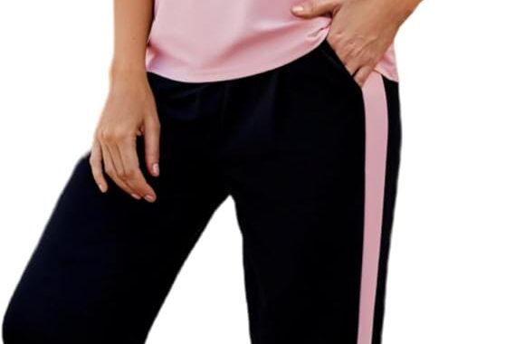 VIMPUNEC Women 2 Piece Outfits Summer Casual Lounge Sets Soft Sweatsuits Trendy Matching Sets
