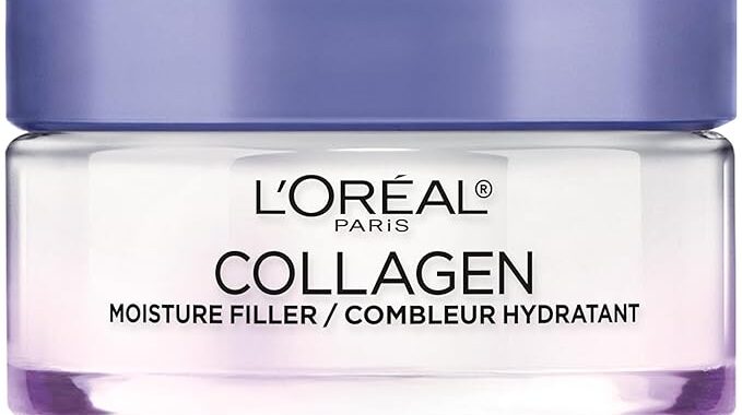L’Oréal Paris Collagen Daily Face Moisturizer, Anti Aging Face Cream to Reduce Wrinkles and Provide Intense Hydration