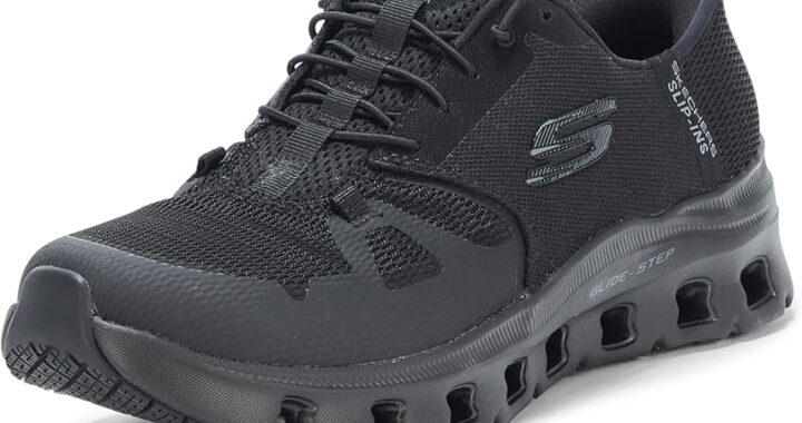 Skechers Women’s Glade Step Pro Sr Endura Hands Frees Bungee Health Care Professional Shoe